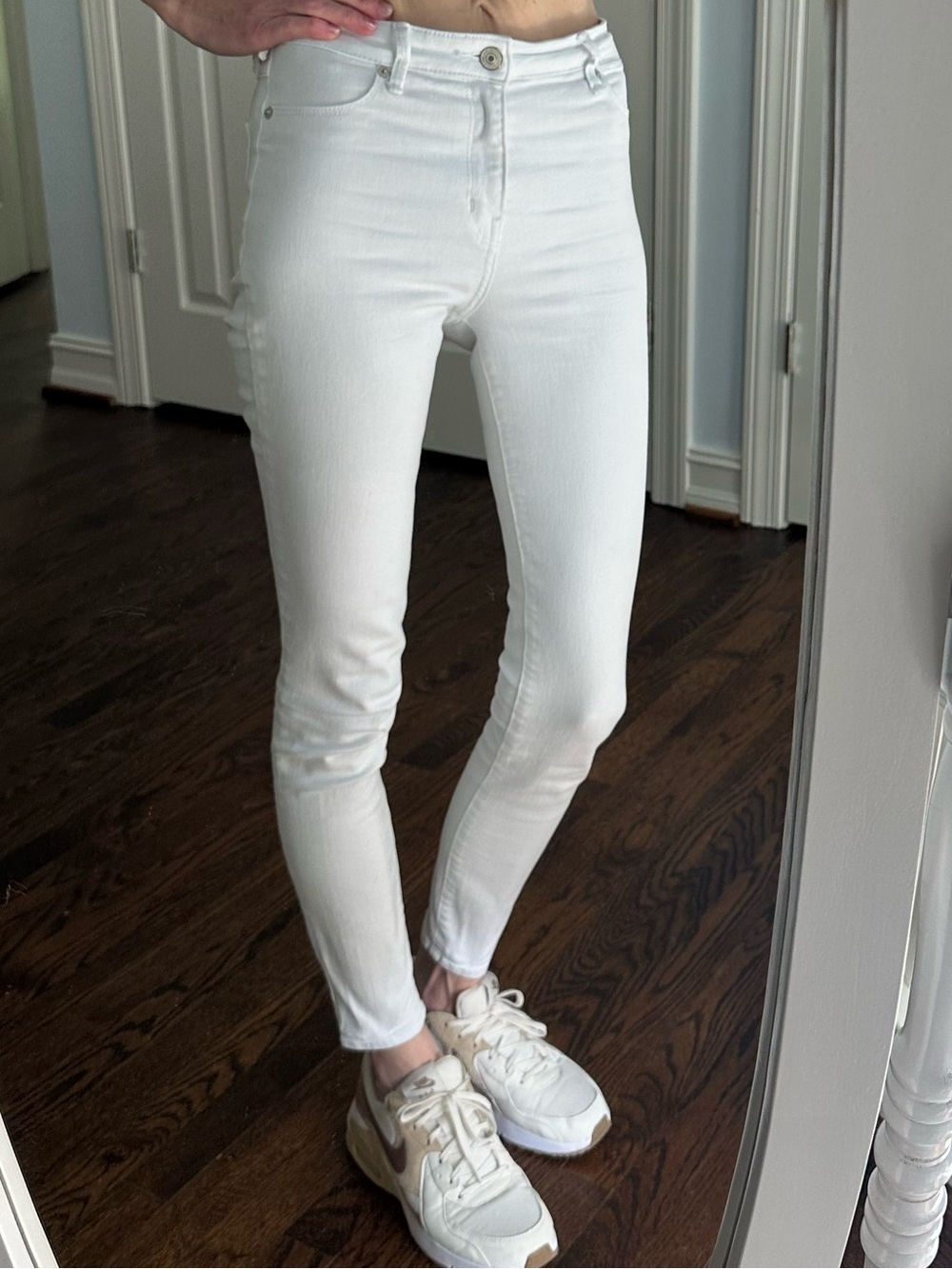 Abercrombie & Fitch White Skinny Jeans